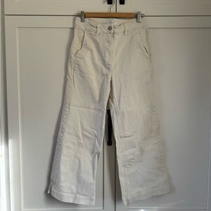 Cropped Wide Leg Jeans